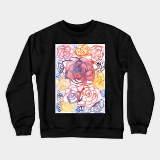 if roses were wildflowers Crewneck Sweatshirt